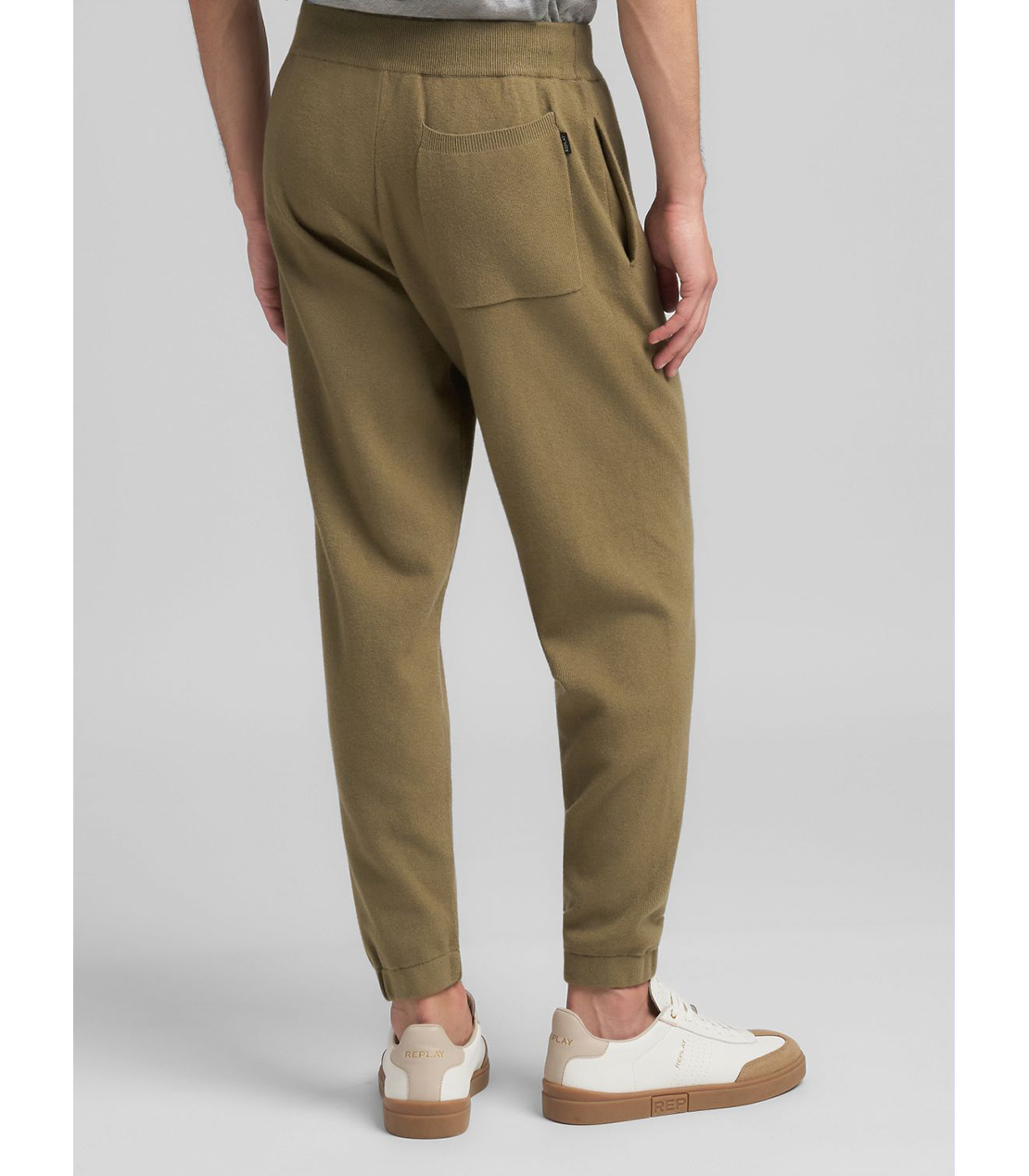 リサイクルファイバーニットジョグパンツ 詳細画像 セージメランジ 3